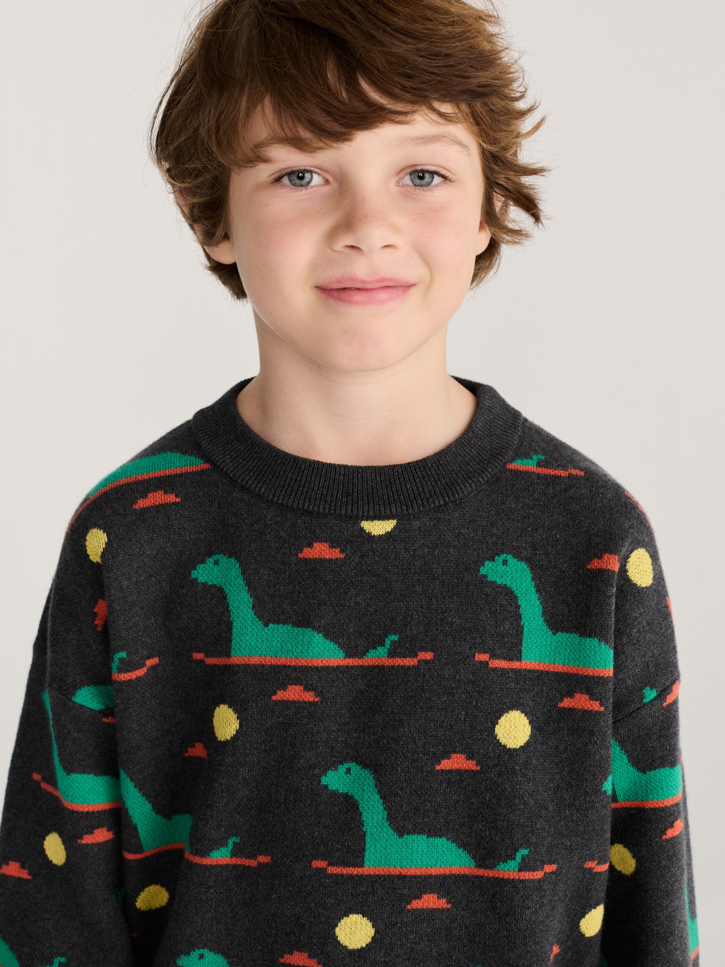 Lake Monster all over jacquard jumper