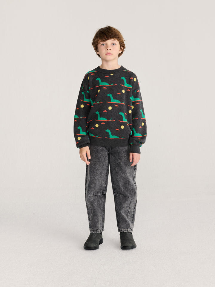Lake Monster all over jacquard jumper