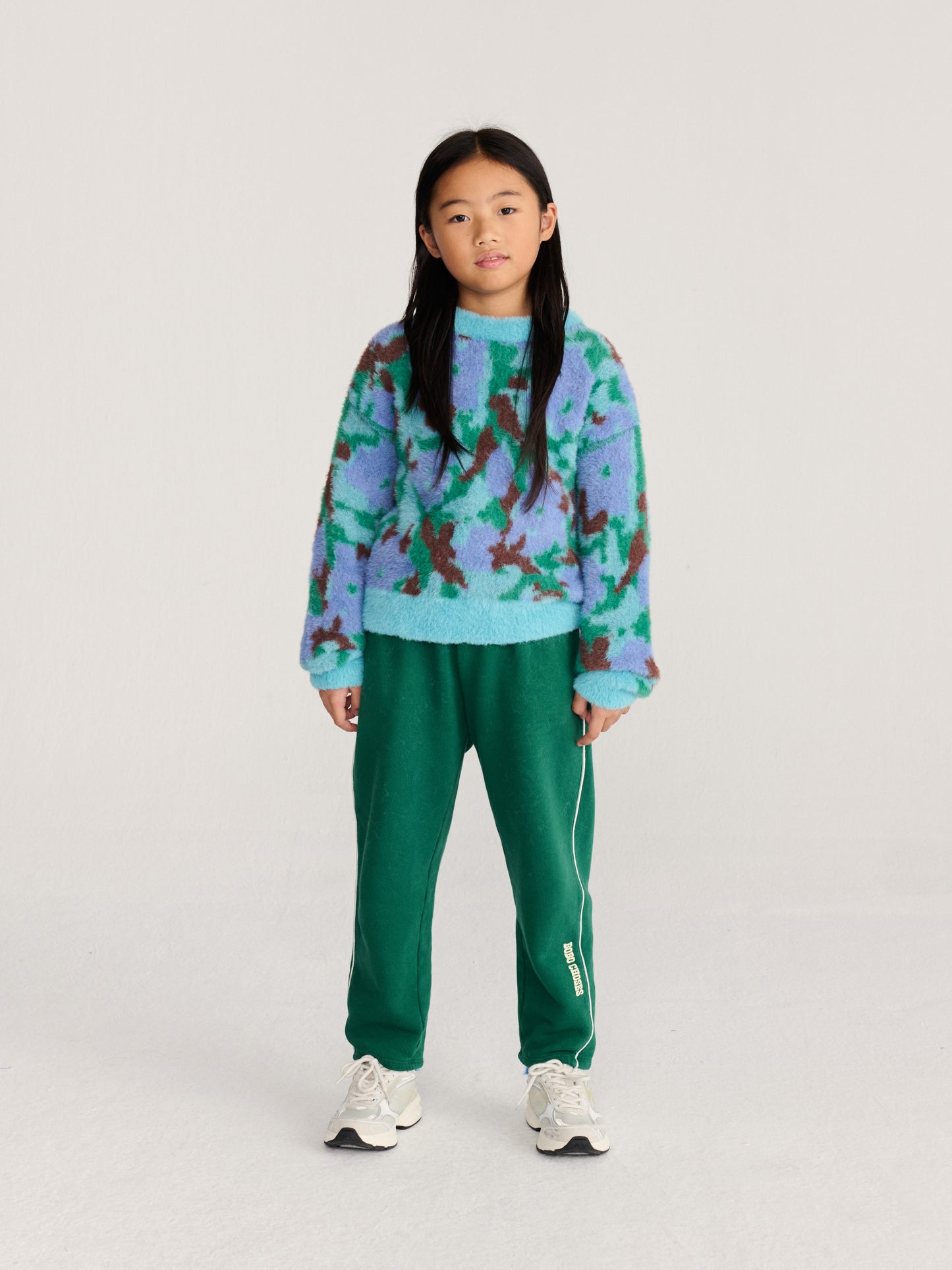 Watercolor all over jacquard jumper