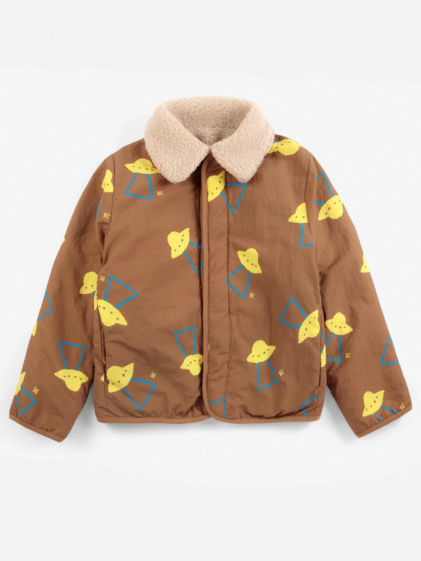 Jaqueta reversible estampat Pixel Abduction