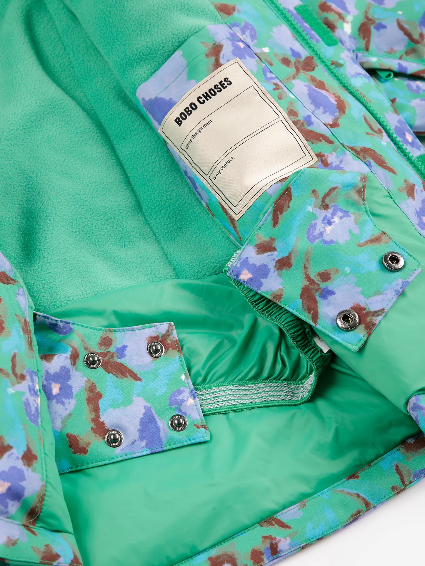 Watercolor all over ski anorak