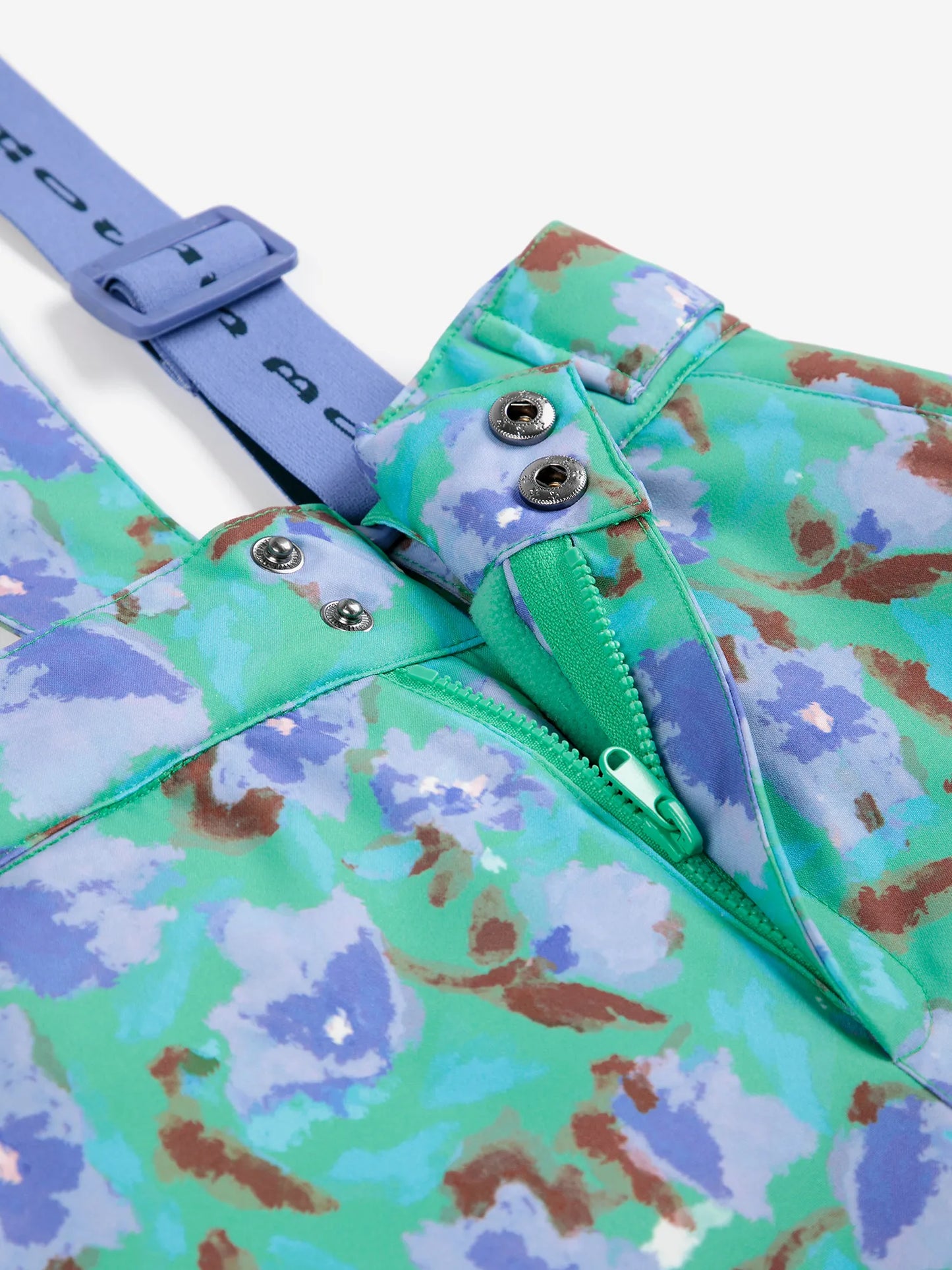 Watercolor all over ski pants