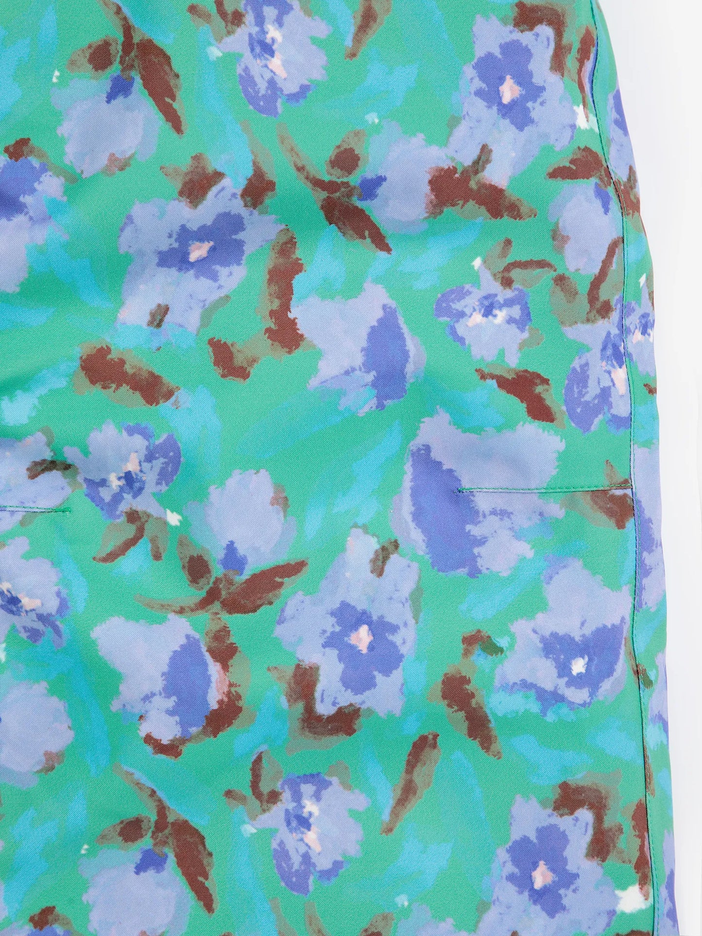 Watercolor all over ski pants