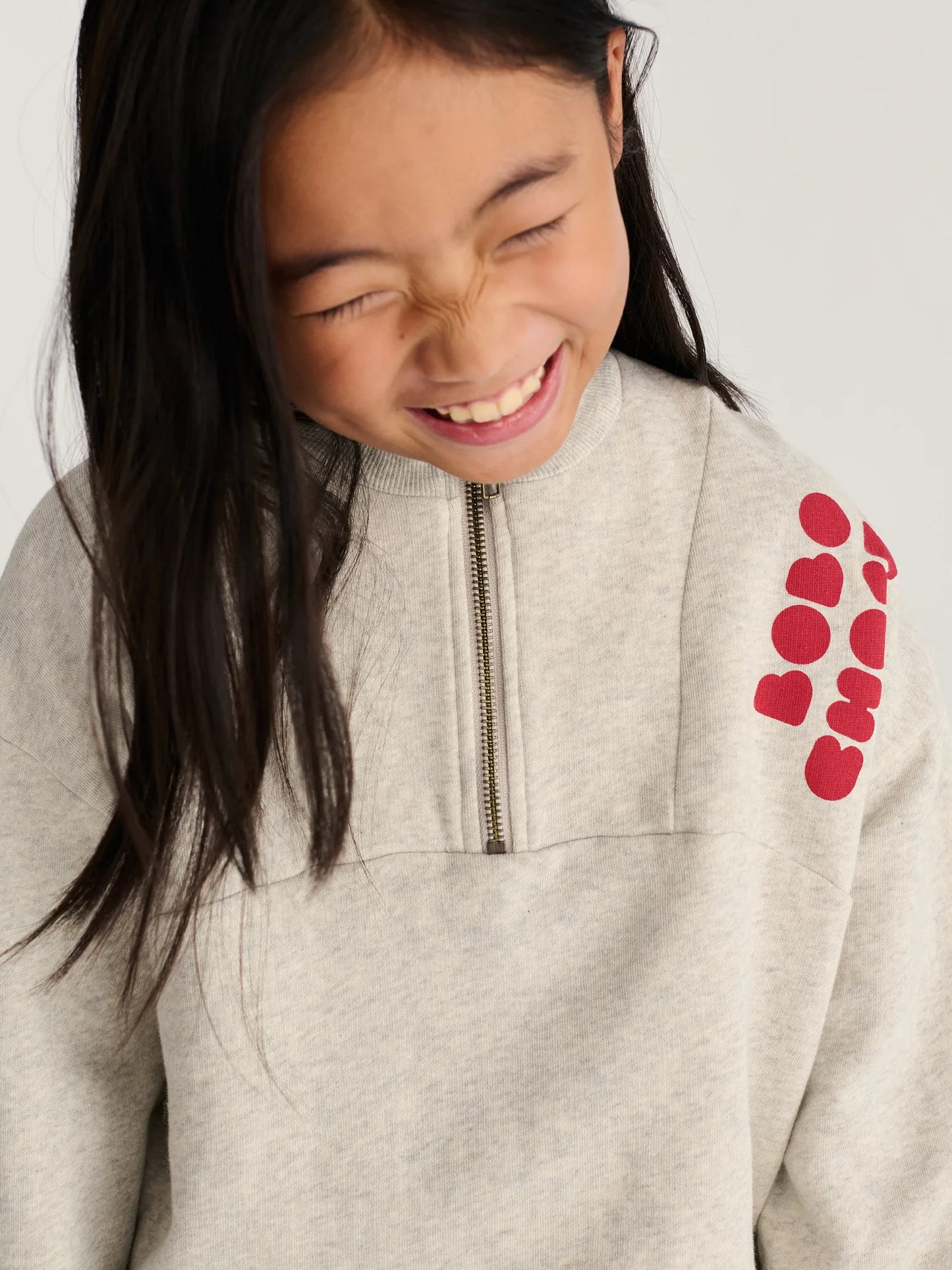 Bobo Choses Bolder half zipped sweatshirt