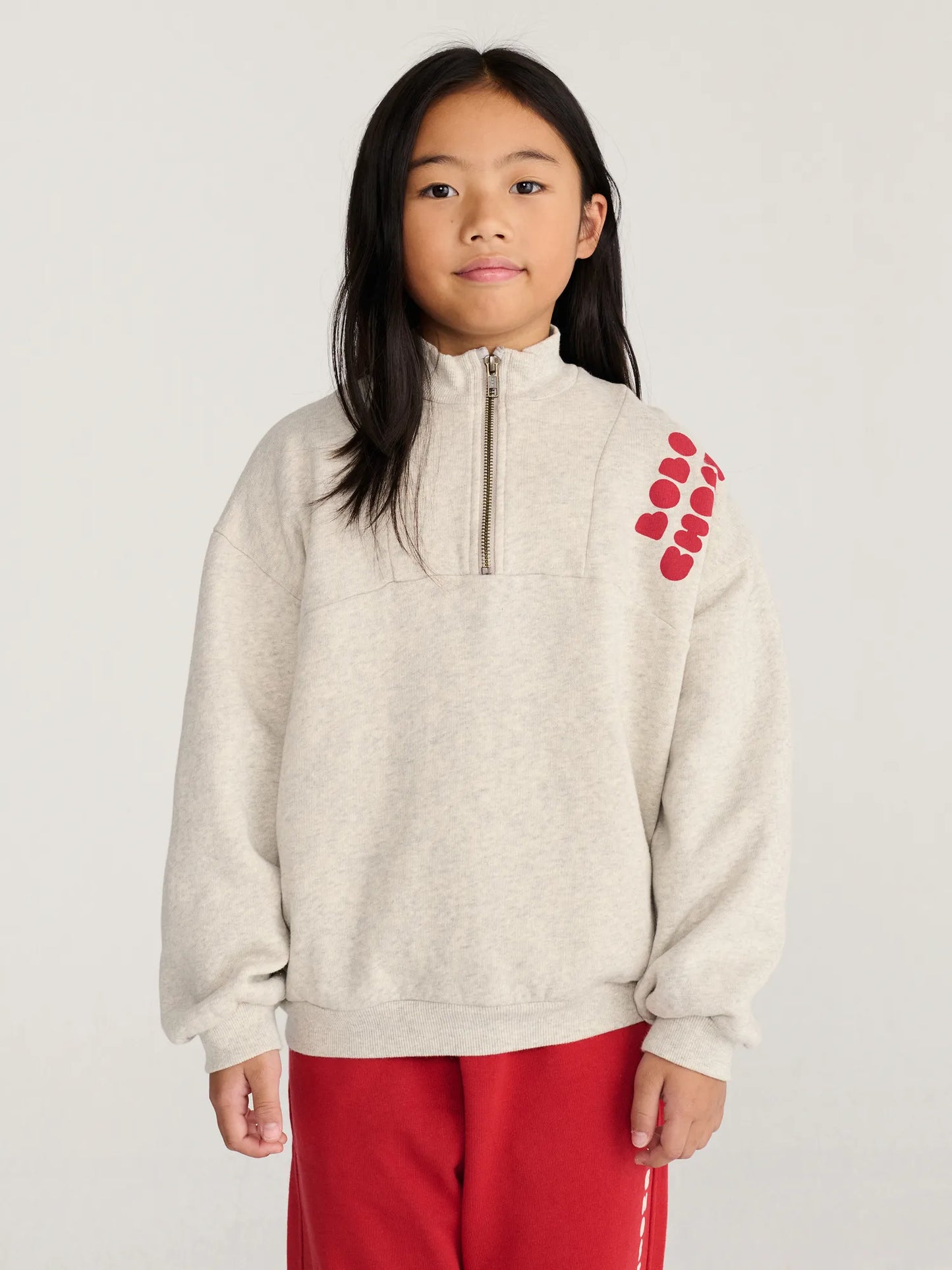 Bobo Choses Bolder half zipped sweatshirt