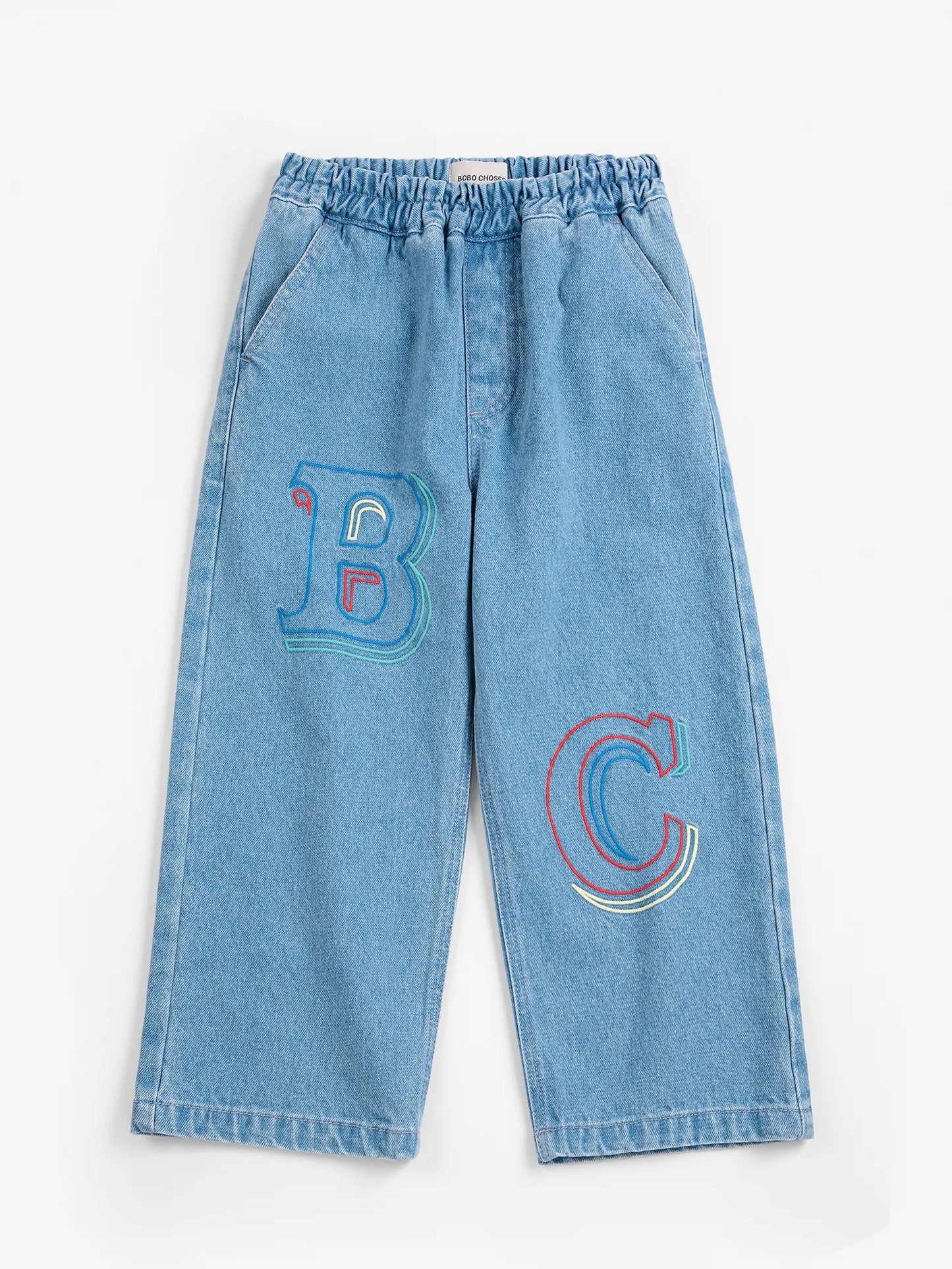 Bobo Choses Embossed 데님 팬츠