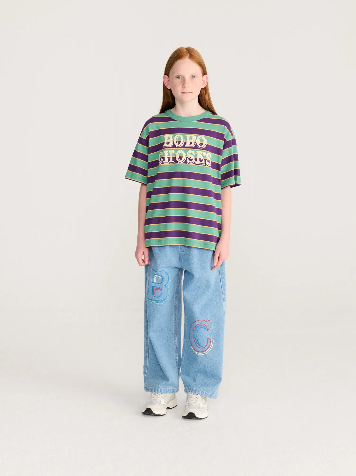 Bobo Choses Embossed 데님 팬츠