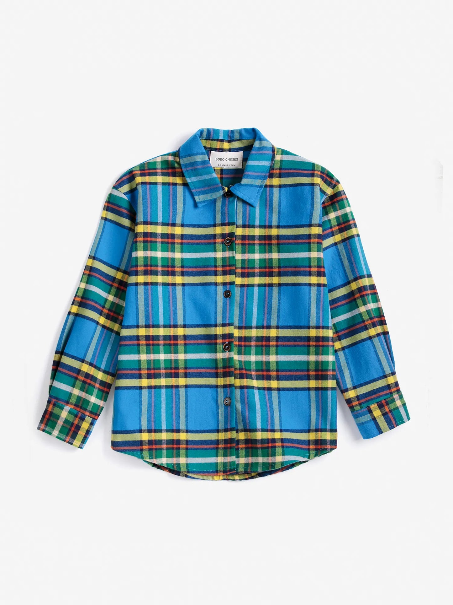 Tartan 전체 무늬 셔츠