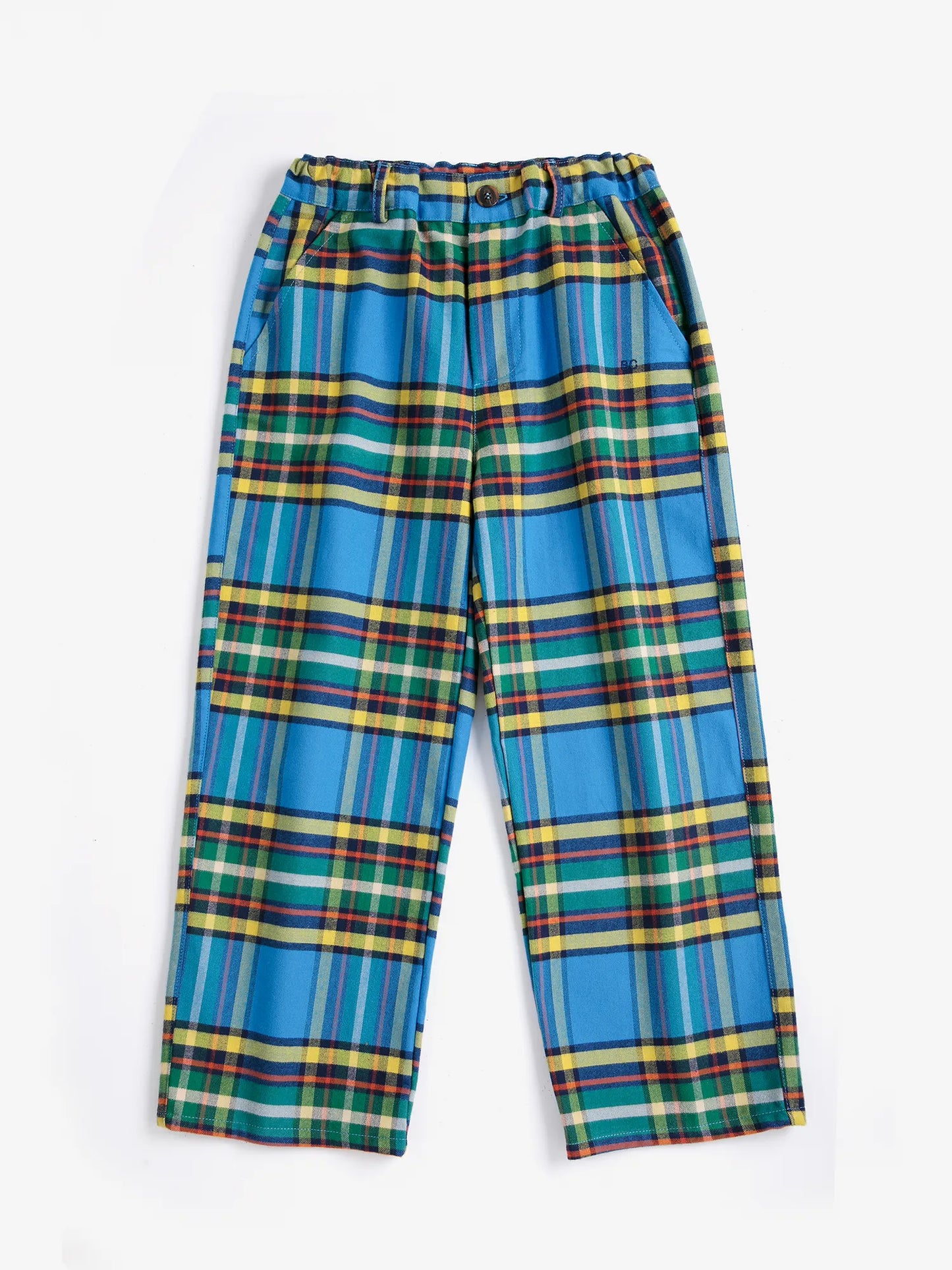 Tartan all over woven pants
