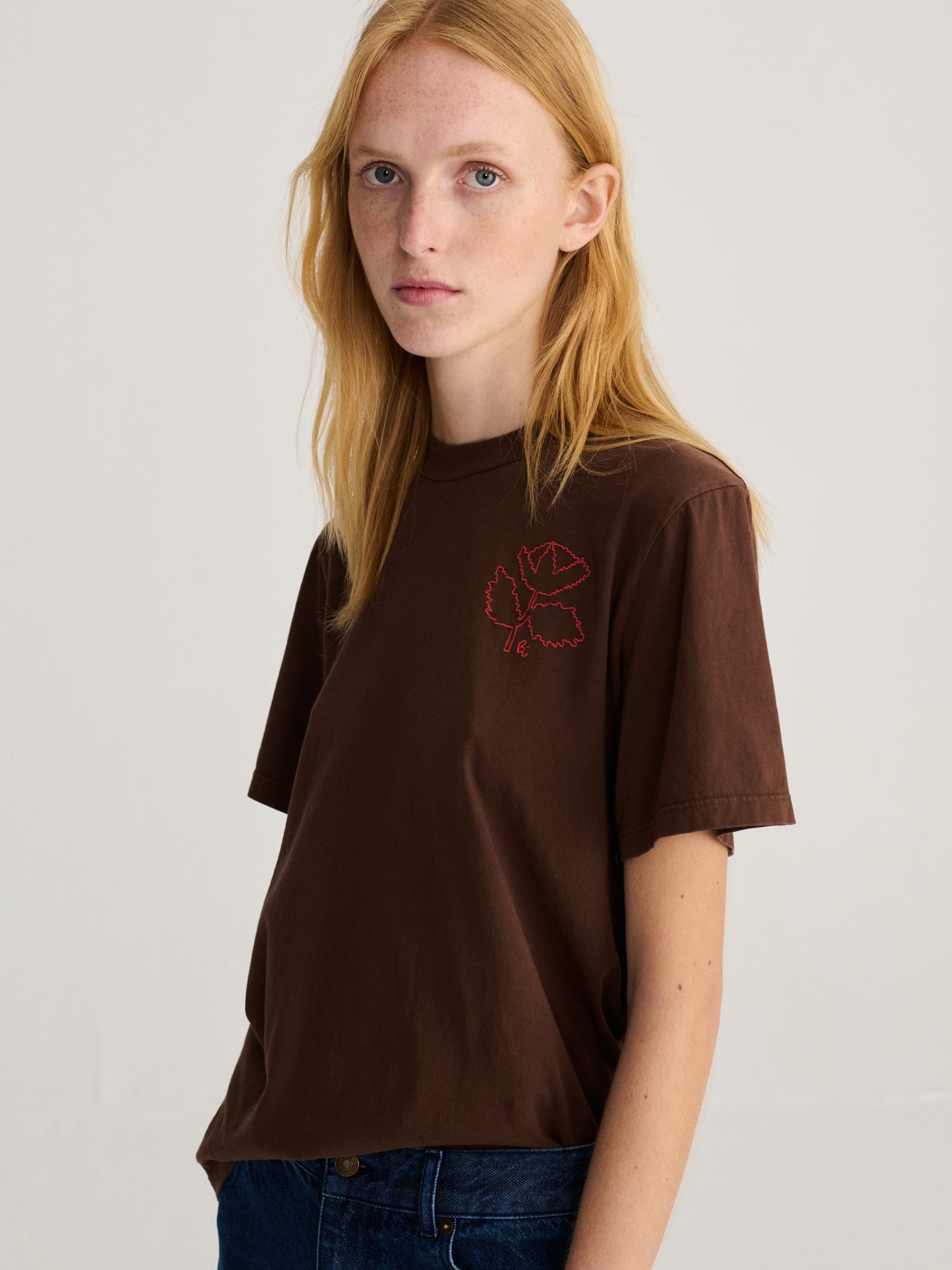 T-Shirt Vibrant Flower Rot
