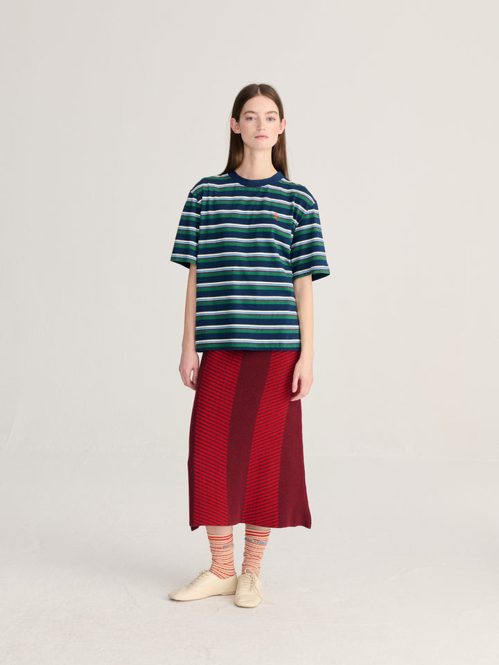 Striped relaxed T-shirt