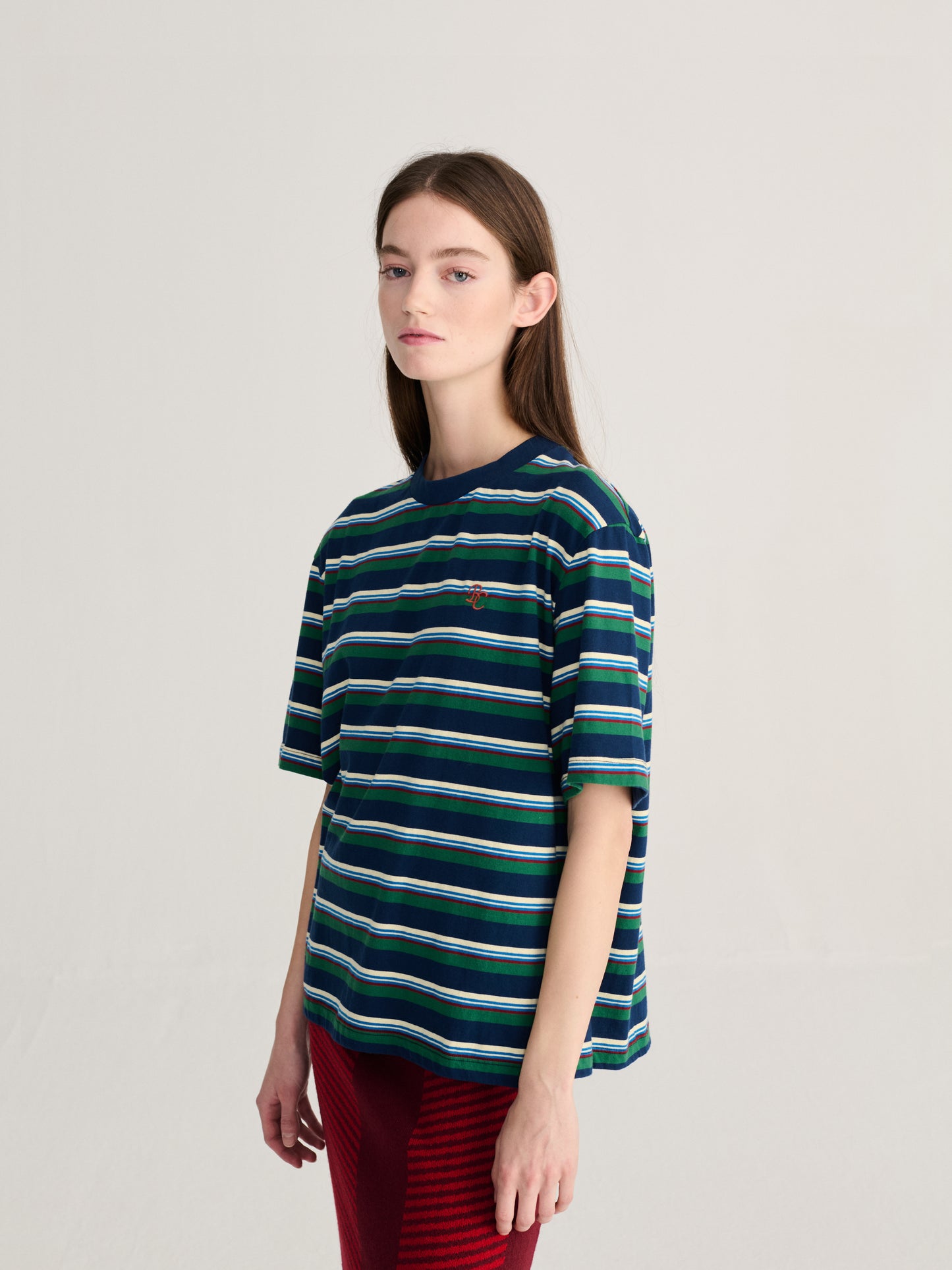 Striped relaxed T-shirt