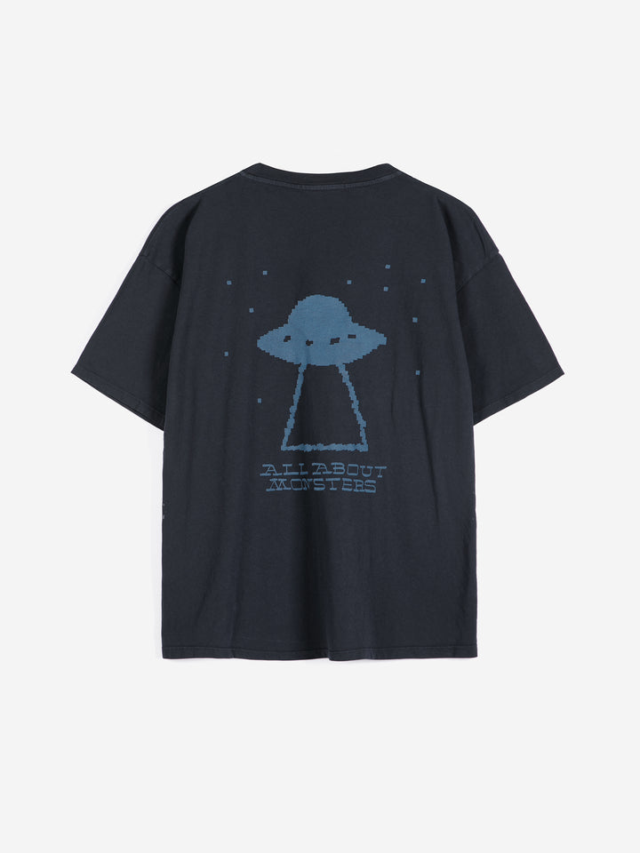 Pixel Abduction oversize T-shirt