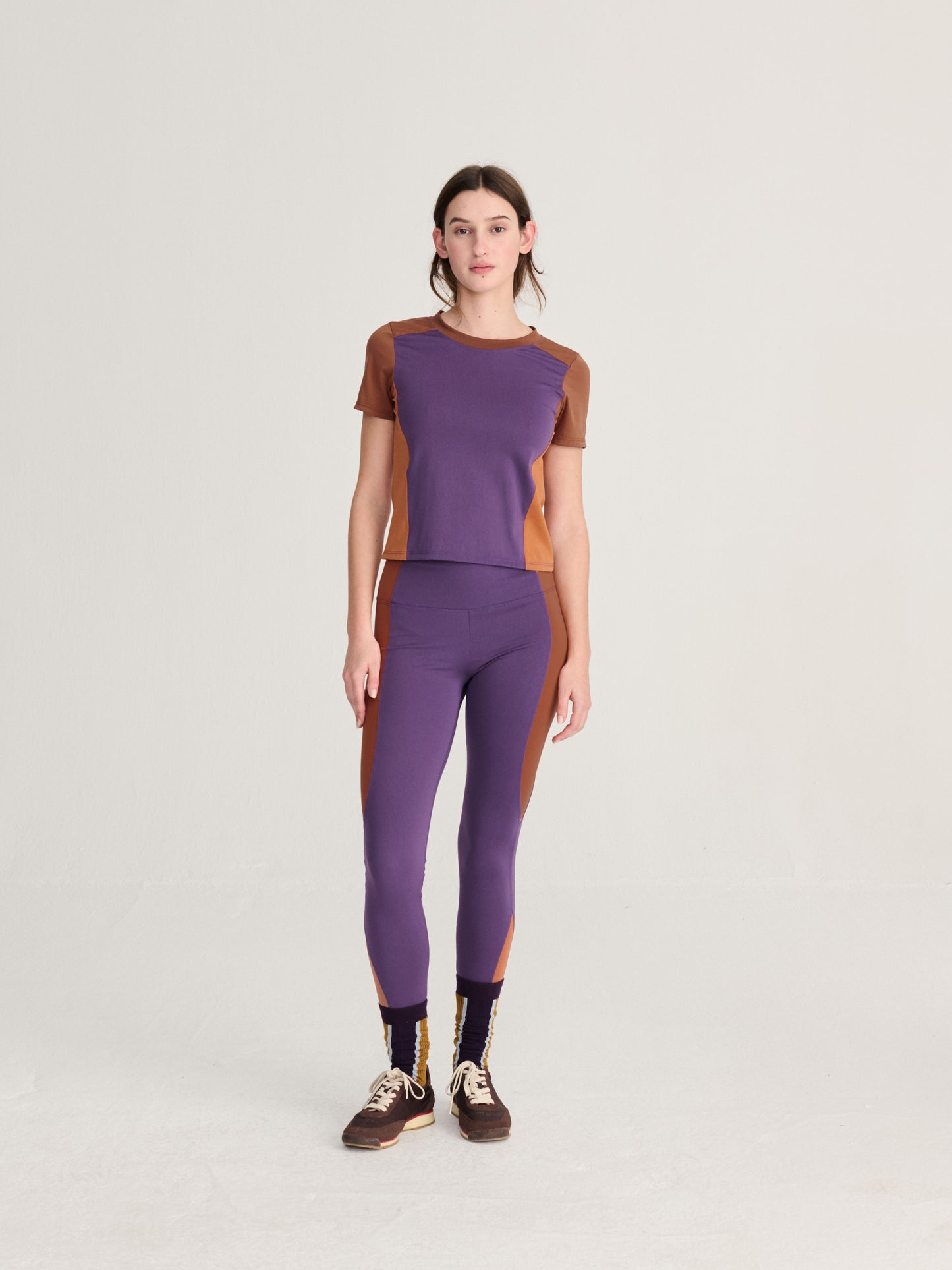 Color block sporty T-shirt