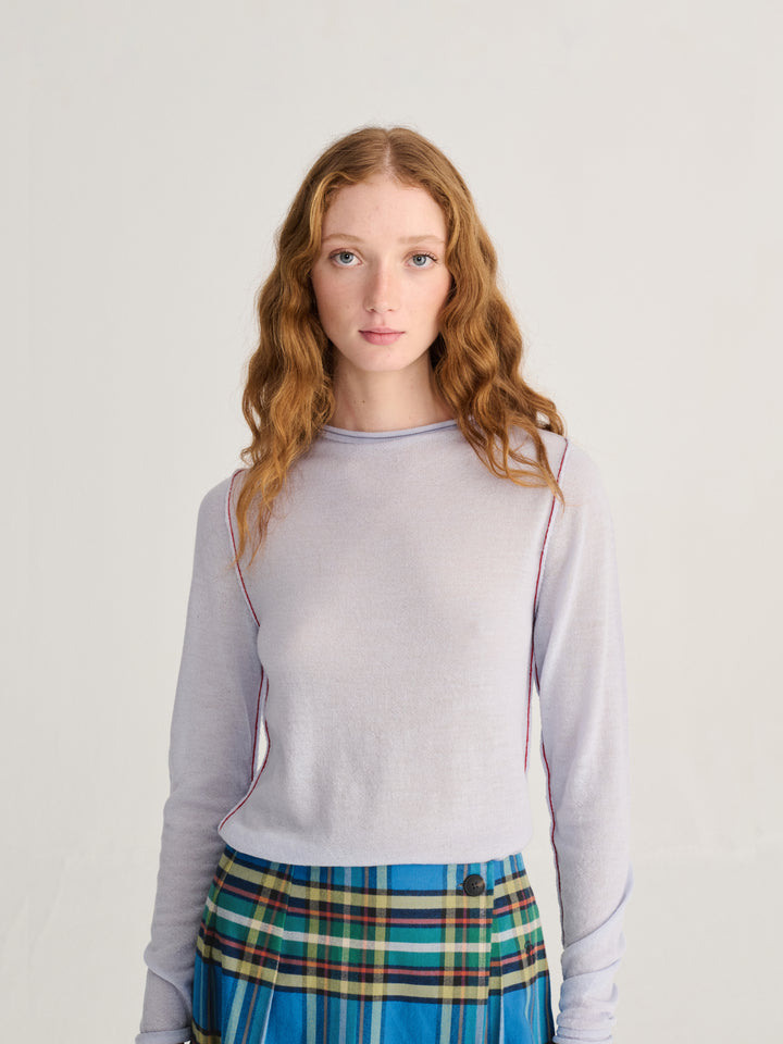 Turtleneck knitted merino extrafine jumper