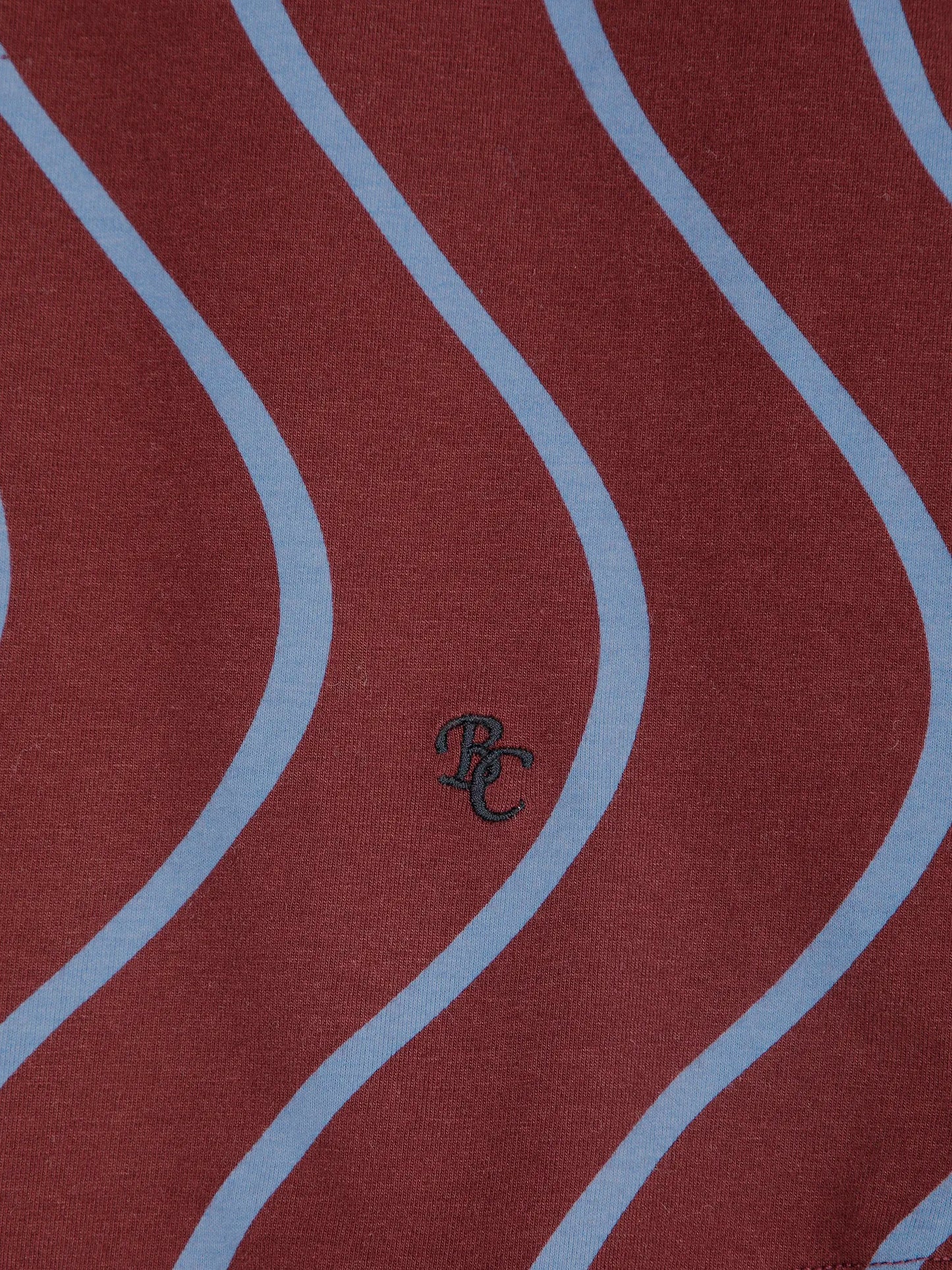 Psicodelic stripes all over turtleneck top
