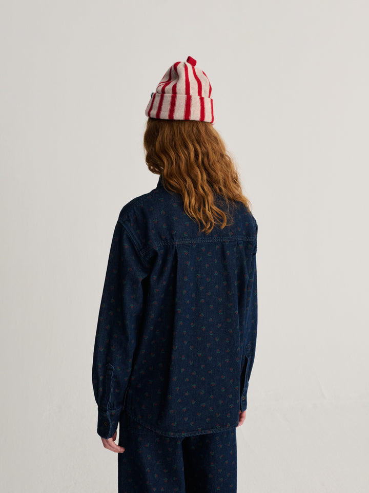Swamp Whirl all over denimshirt