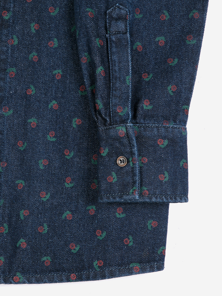 Swamp Whirl all over denimshirt