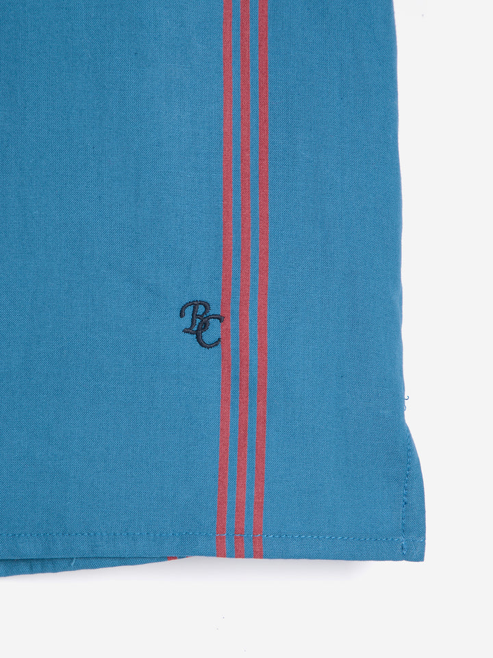 Triple Stripes all over poplin shirt