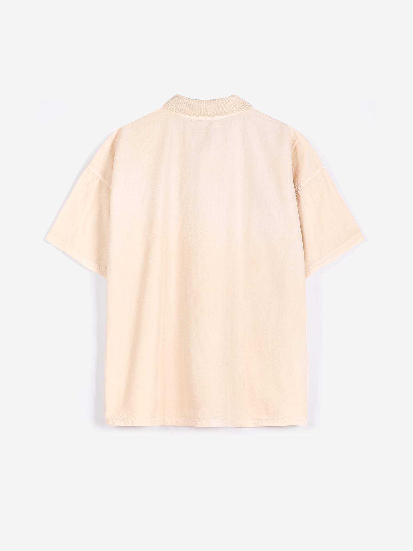 Bobo Labelled oversize poplin polo shirt