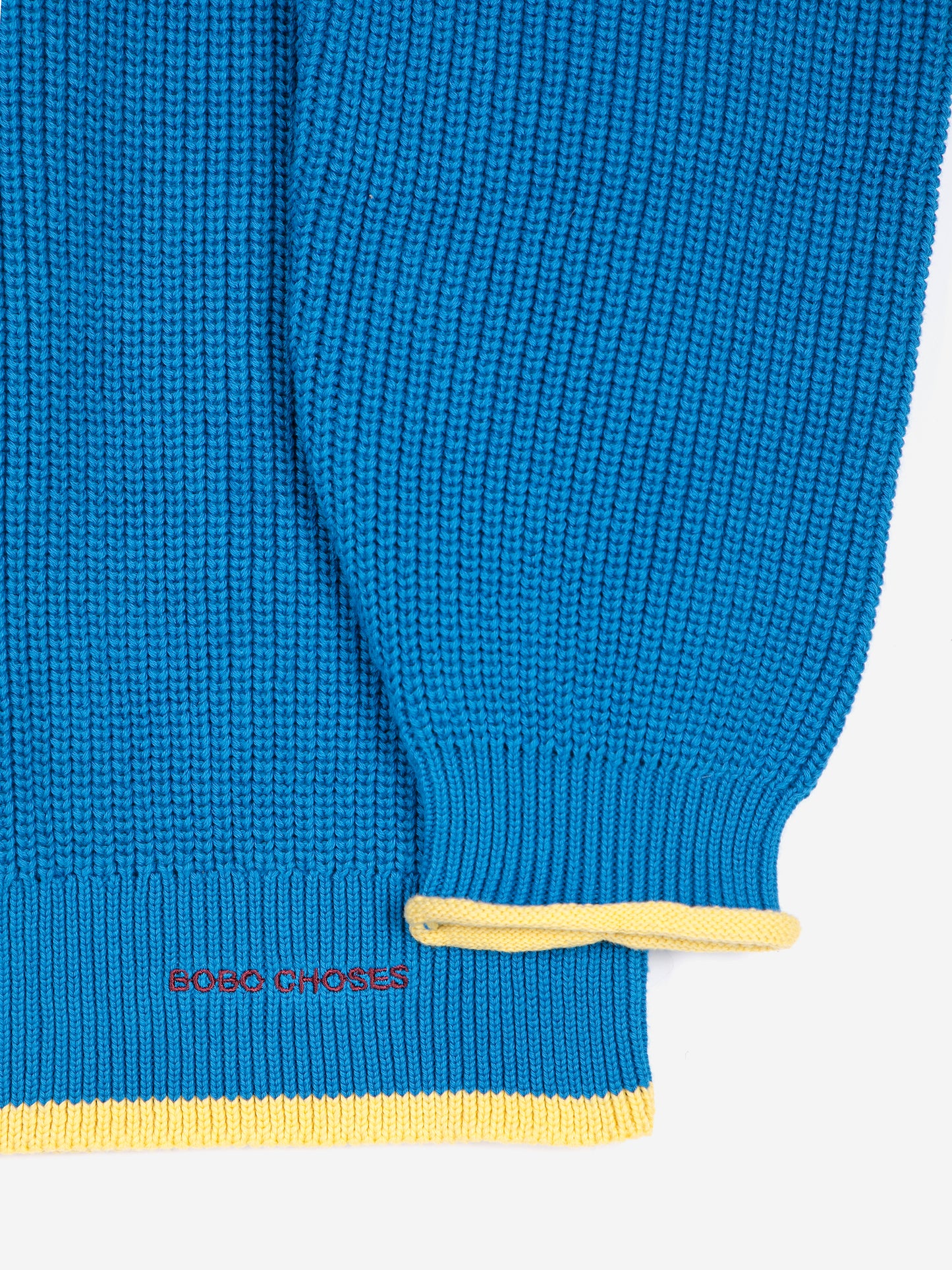Pearl knitted cotton cardigan