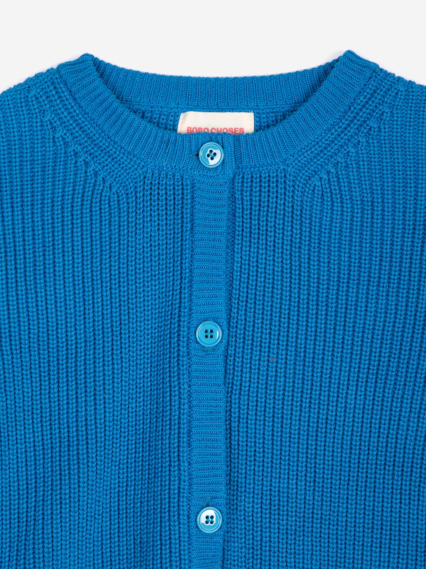 Pearl knitted cotton cardigan