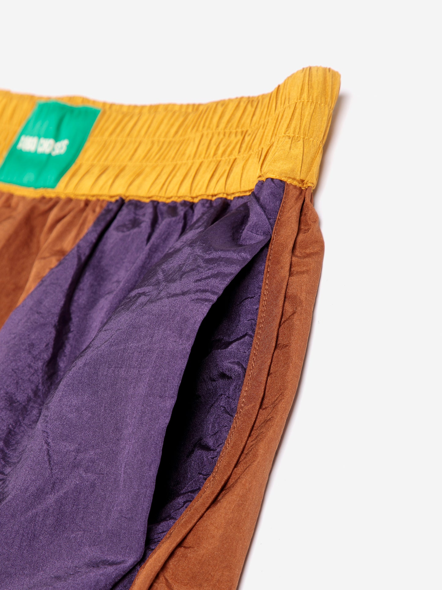 Pantalons curts de niló Color Block Shiny