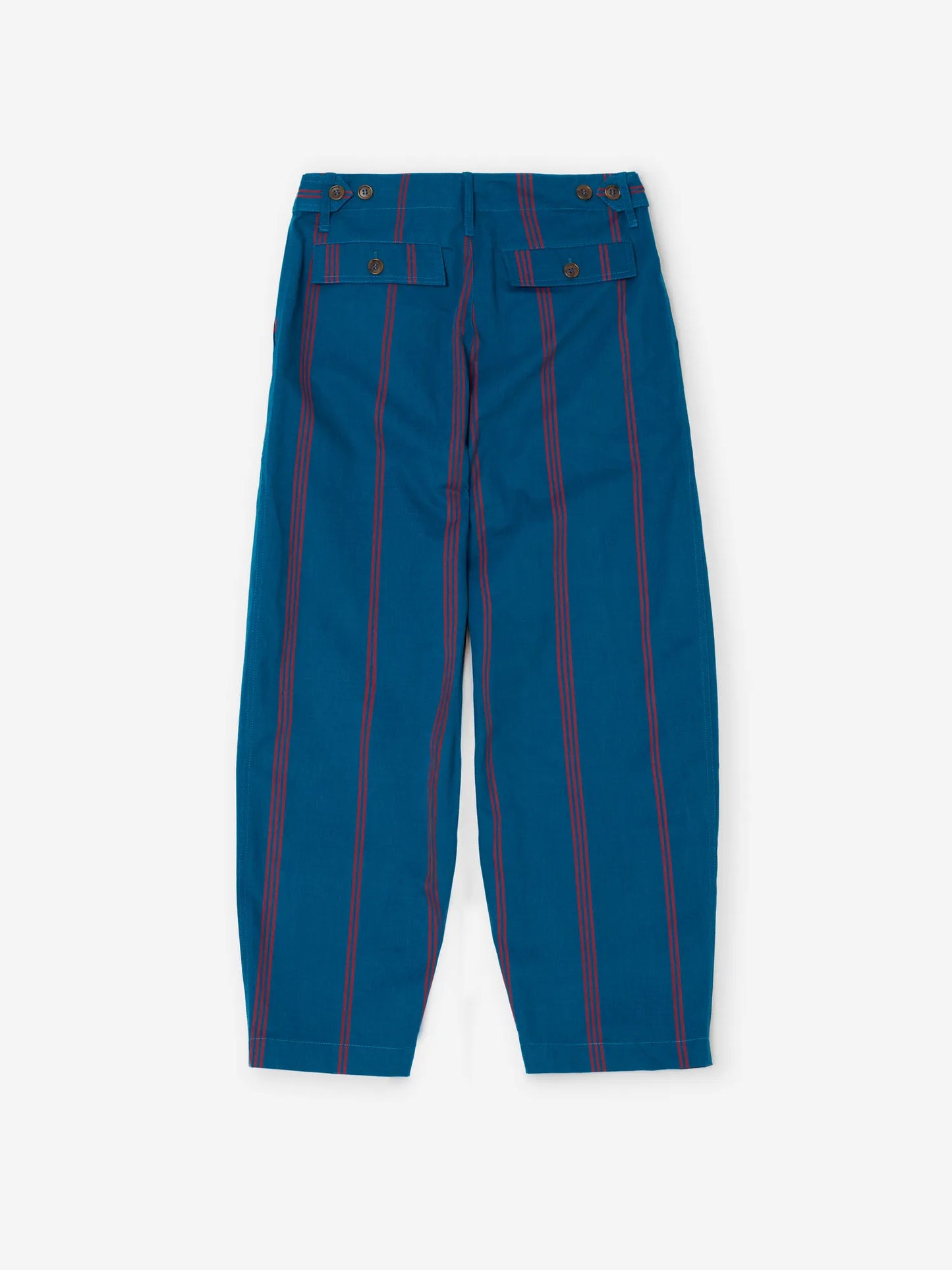 Barrelhose aus Baumwolle Triple Stripes Allover