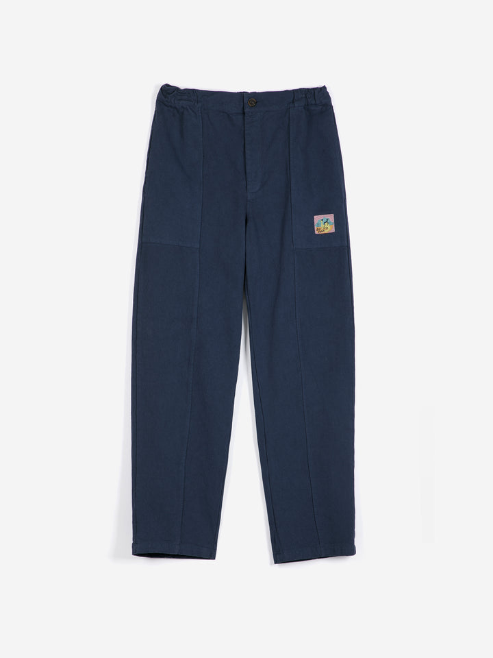 Cotton twill cocoon pants