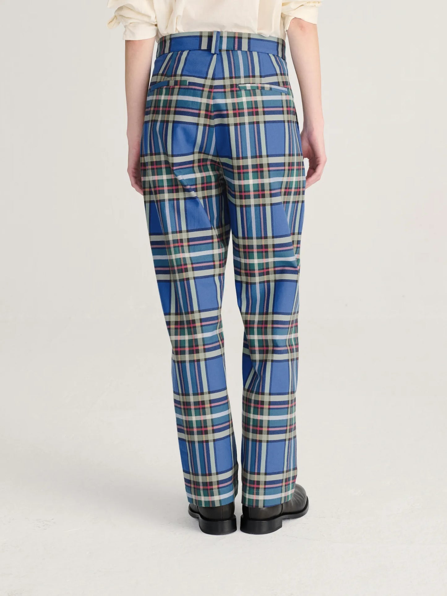 Pantalons prisats de franel·la Tartan