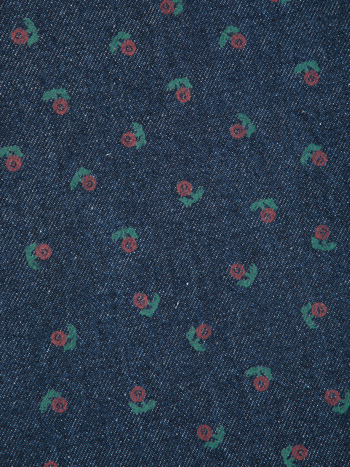 Swamp Whirl all over denim cocoon pants