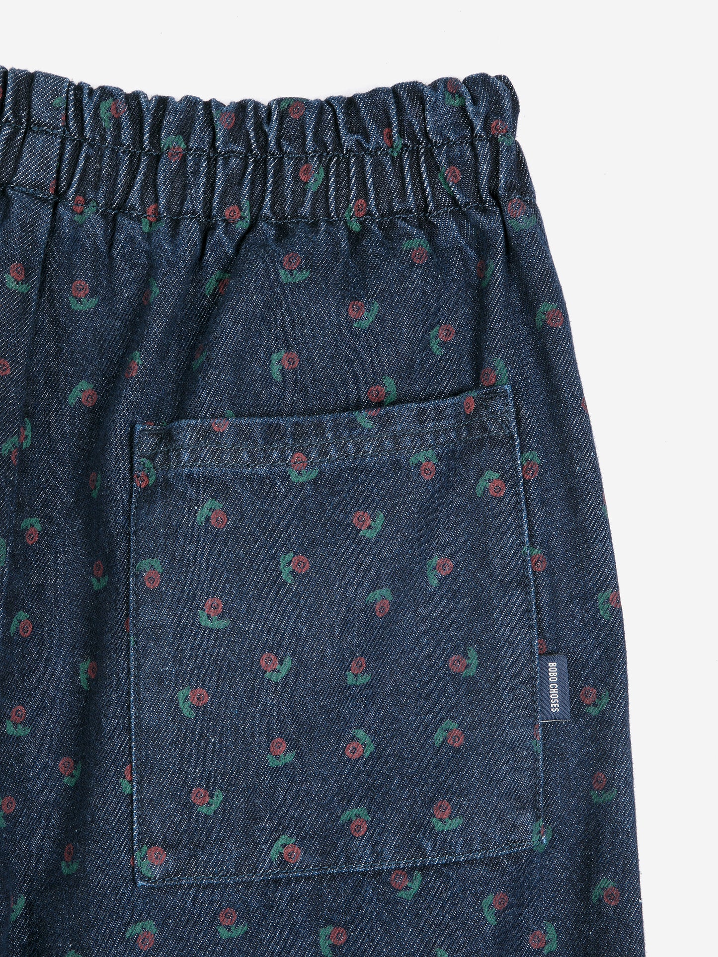 Swamp Whirl all over denim cocoon pants