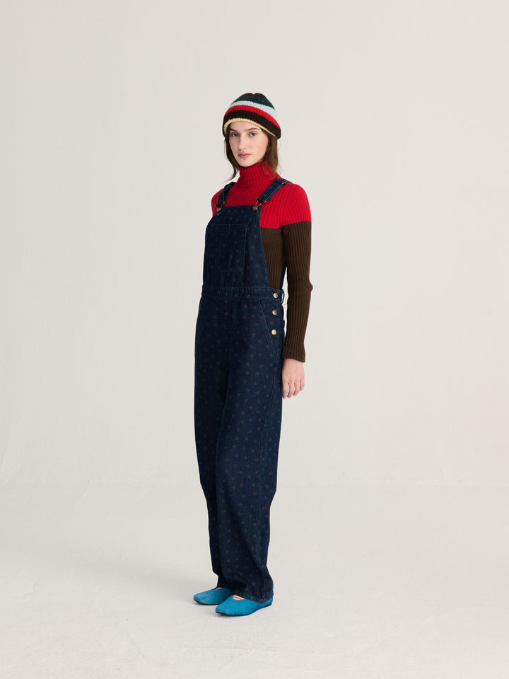 Swamp Whirl all over denim dungaree