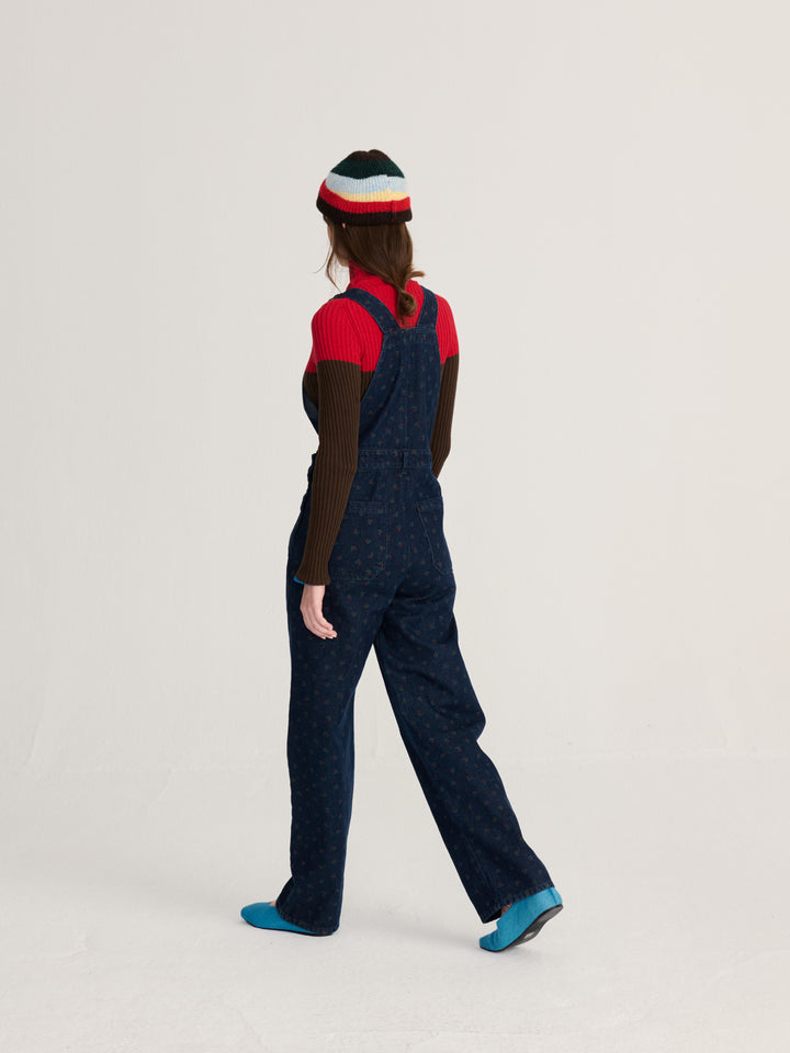 Swamp Whirl all over denim dungaree