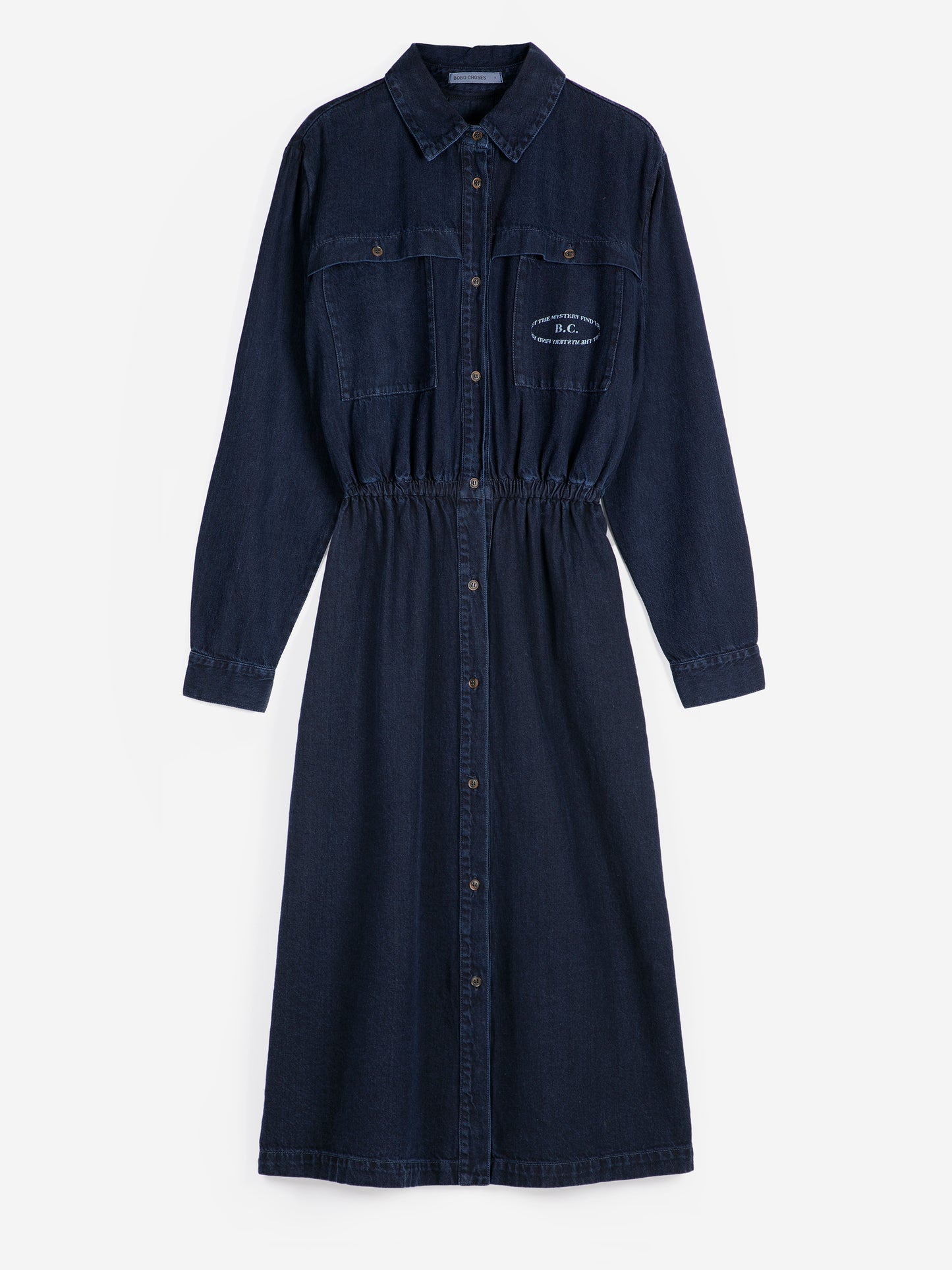 Robe en jean délavé