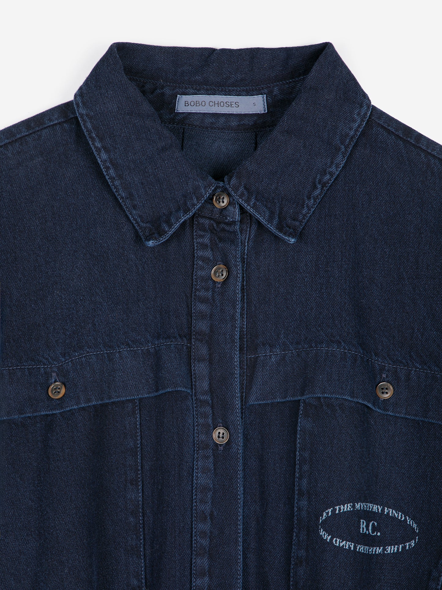 Robe en jean délavé