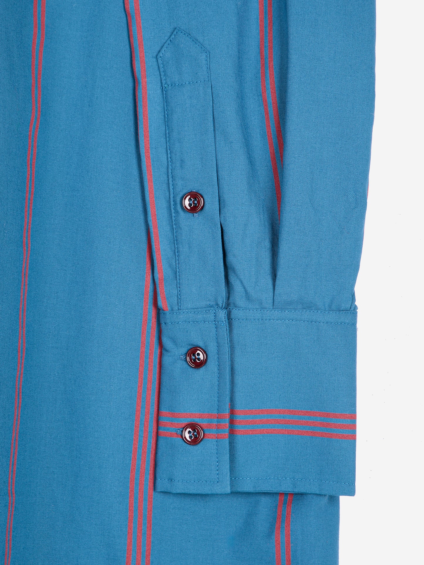 Triple Stripes all over poplin shirt dress