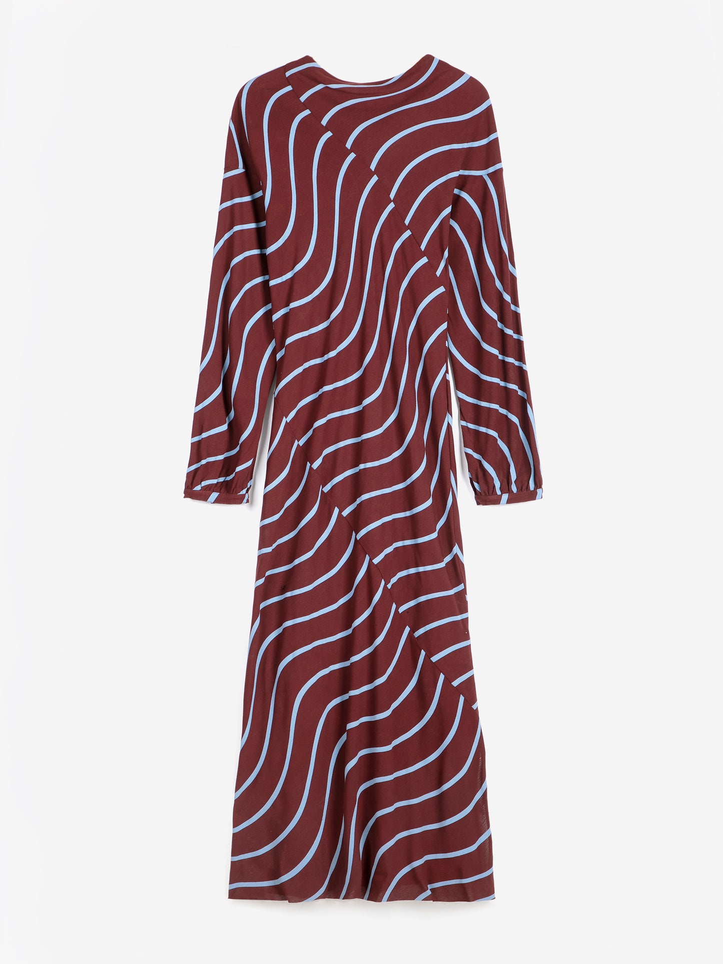 Psicodelic Stripes all over fluid dress