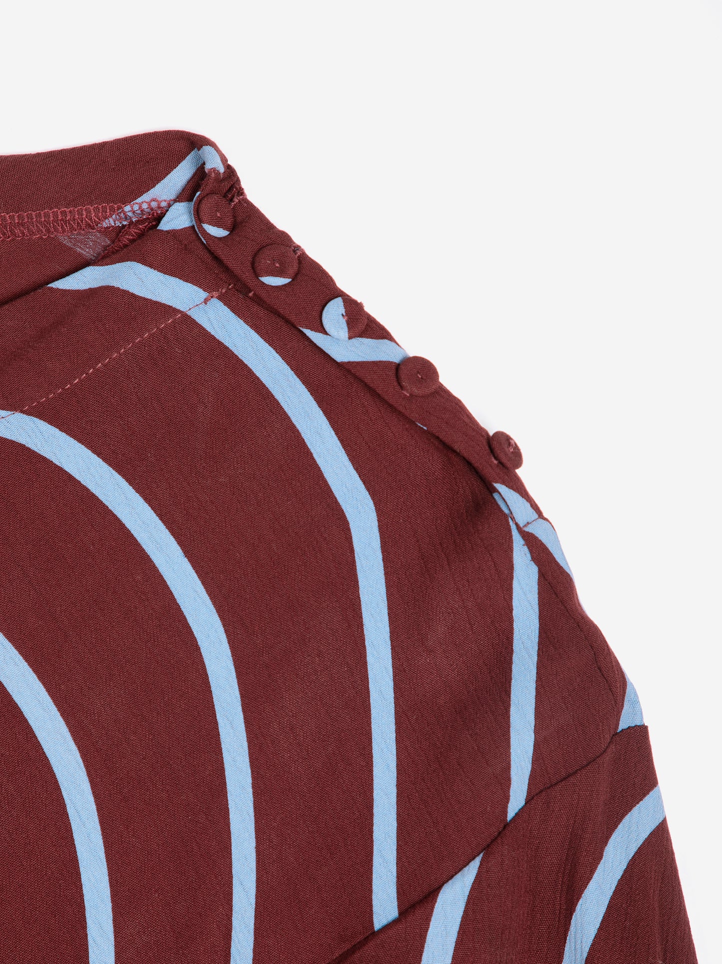 Psicodelic Stripes all over fluid dress