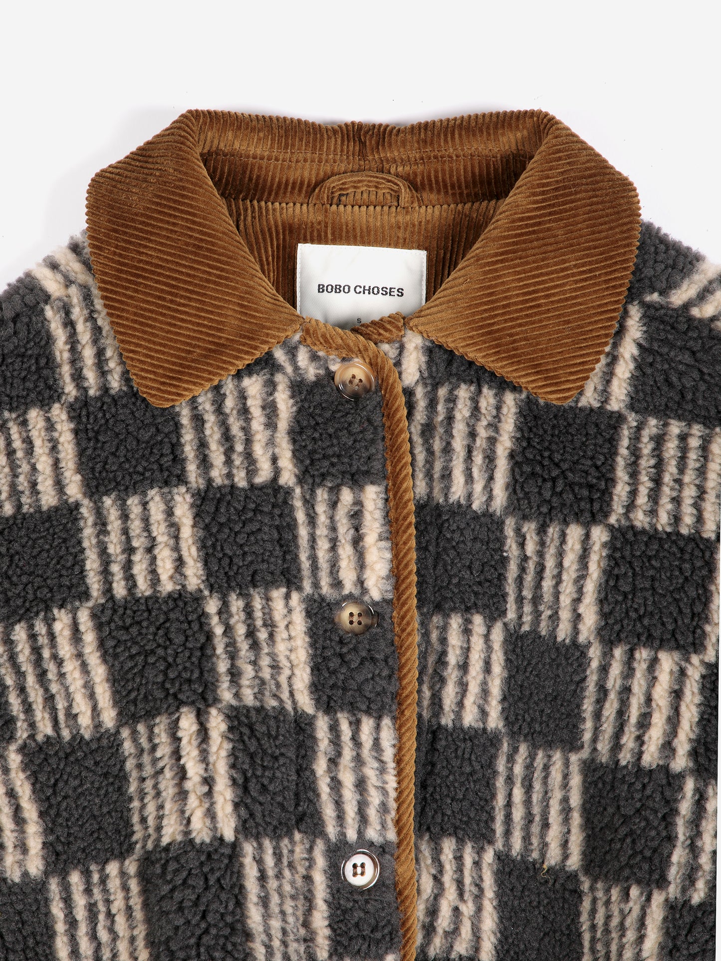 Jacke aus Sherpa Almost Moiré Allover