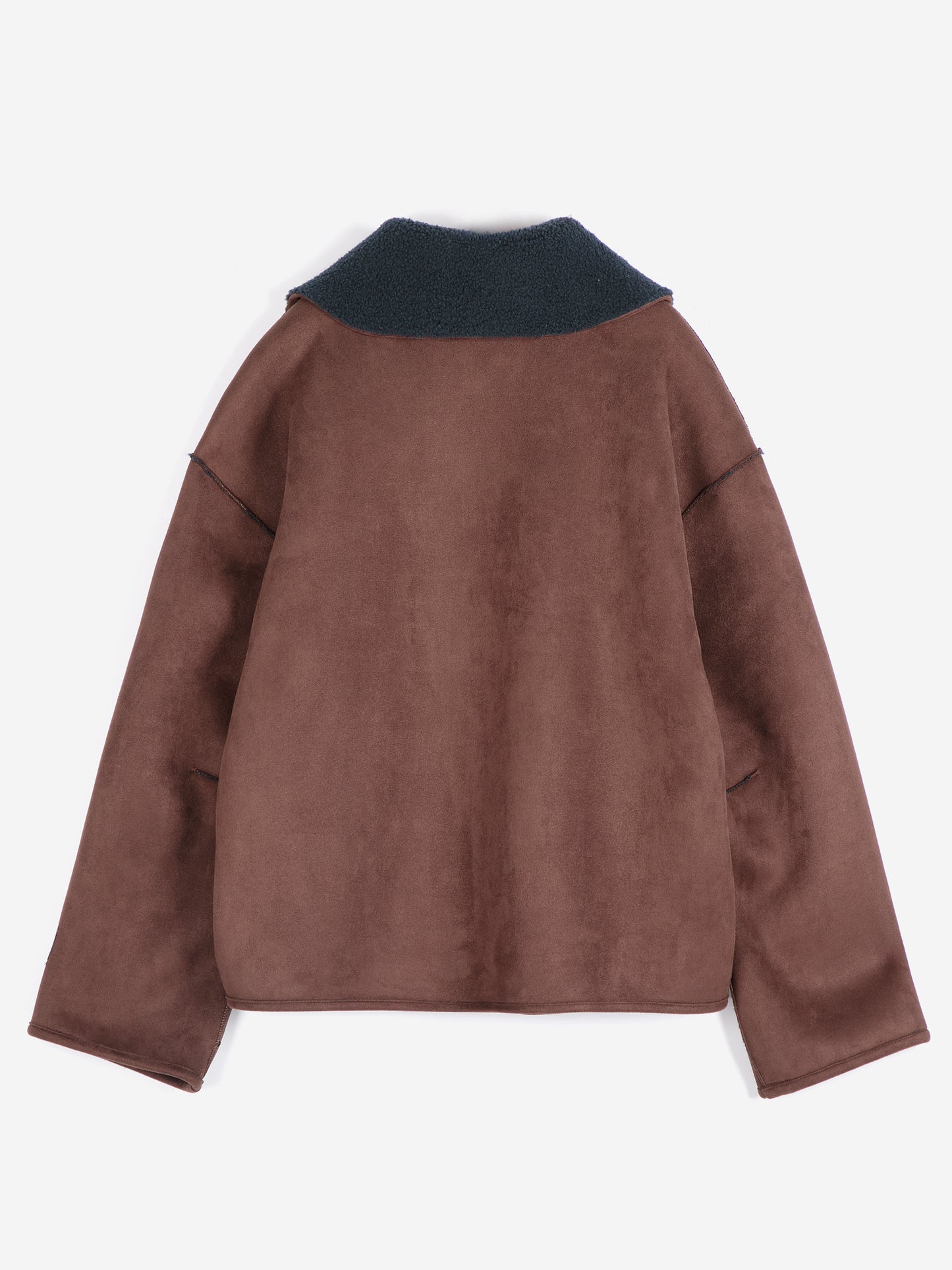 Jaqueta reversible de borreguet suau