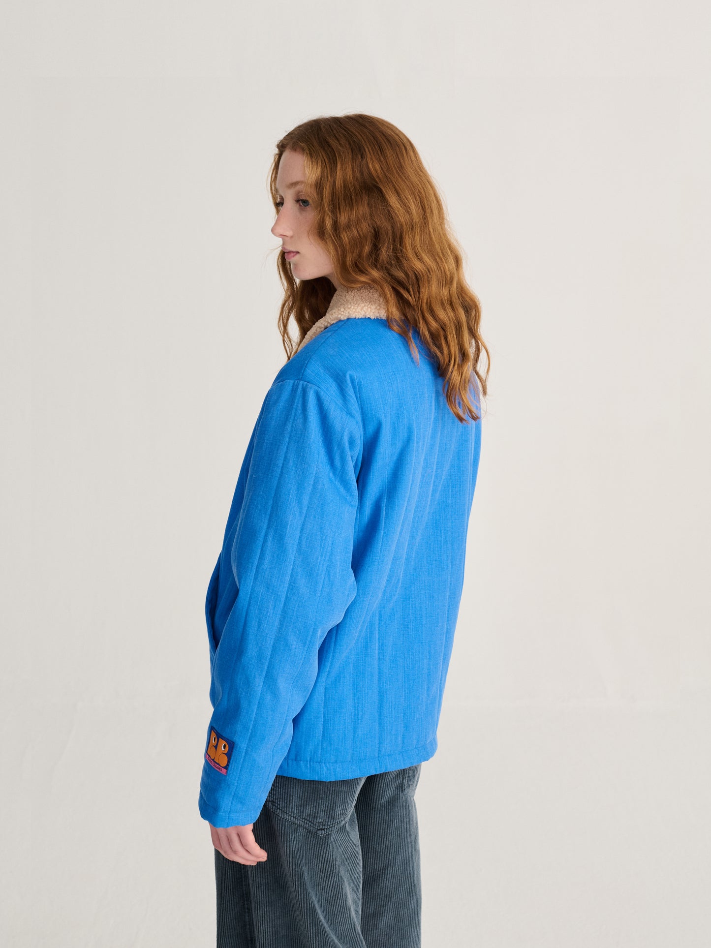 Steppjacke im Arbeiterlook aus Baumwolle