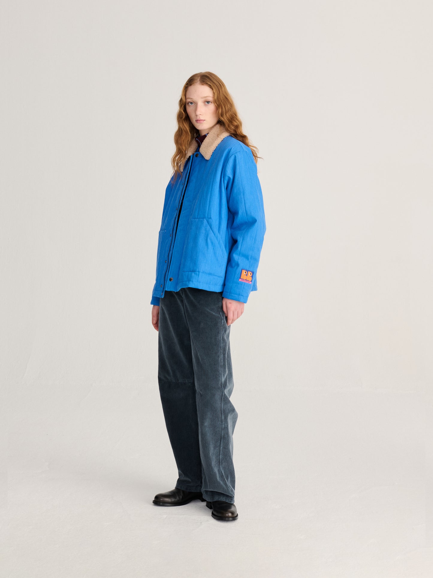 Steppjacke im Arbeiterlook aus Baumwolle