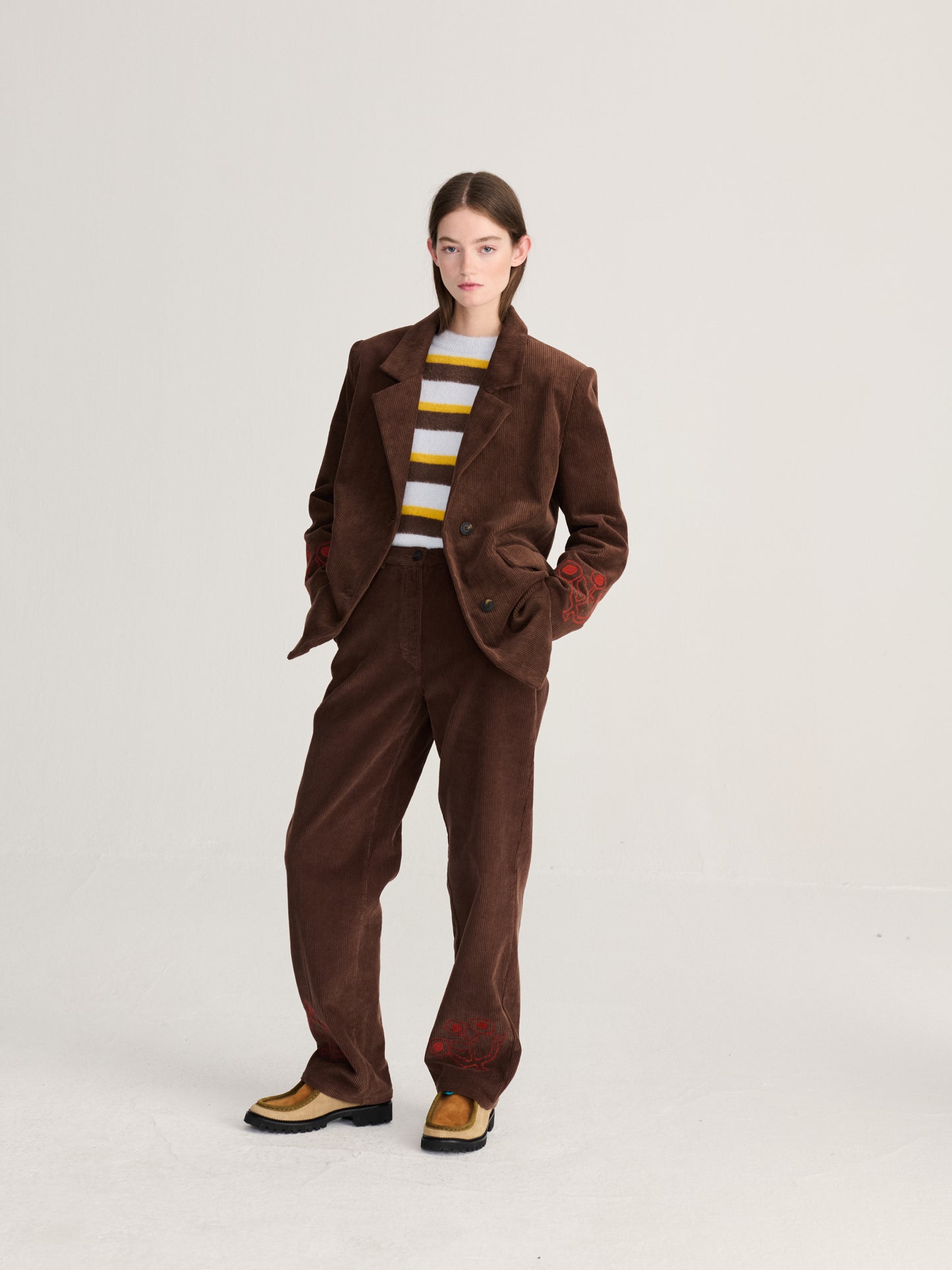 Blazer de pana Garden