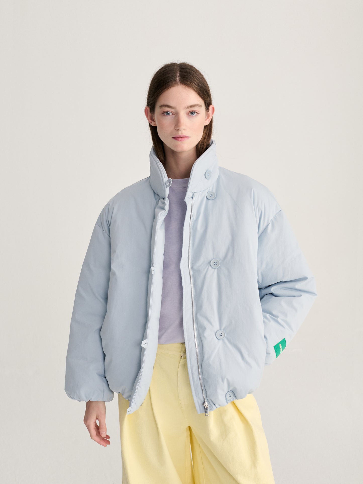 Pufferjacke aus Baumwolle