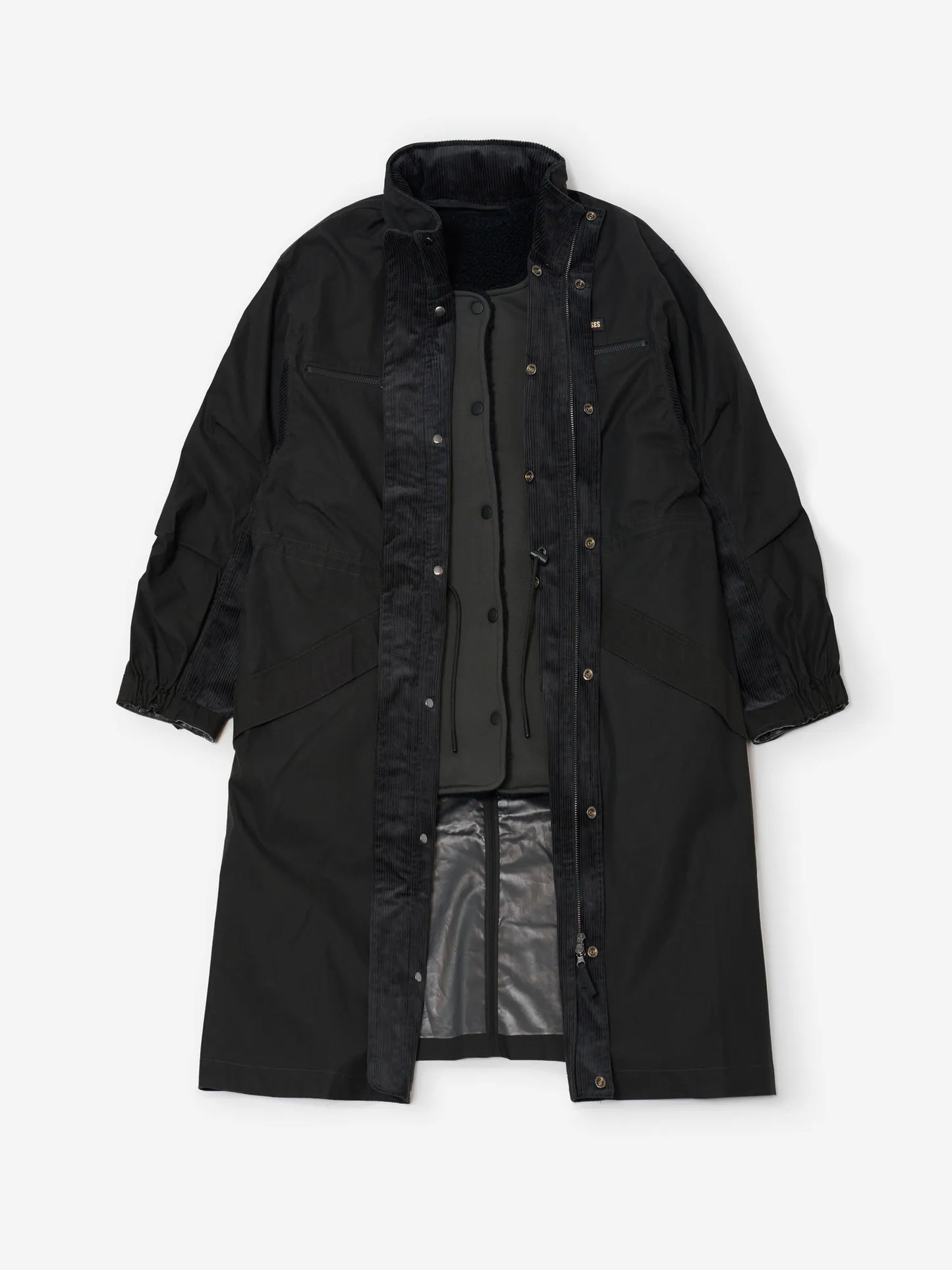 Waxed cotton parka