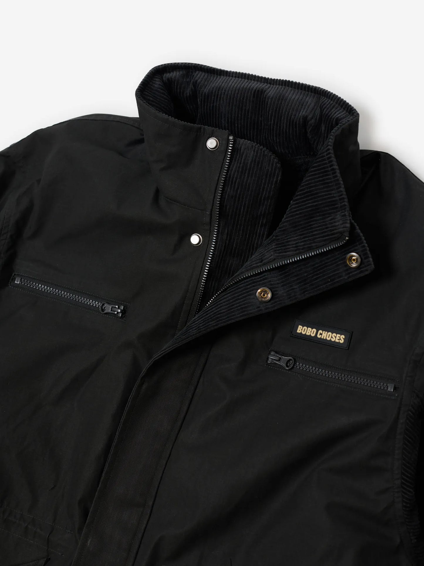 Waxed cotton parka