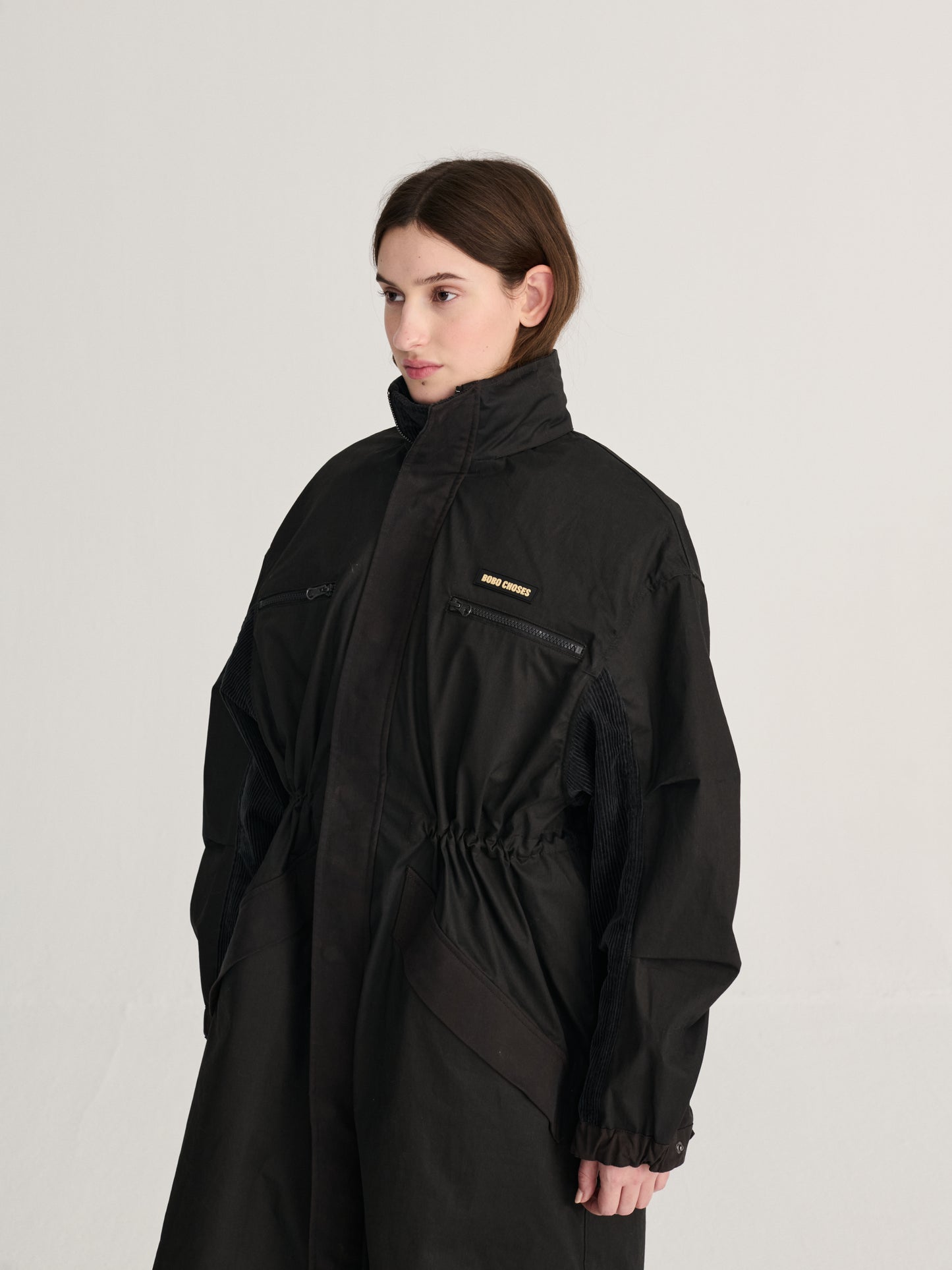Waxed cotton parka