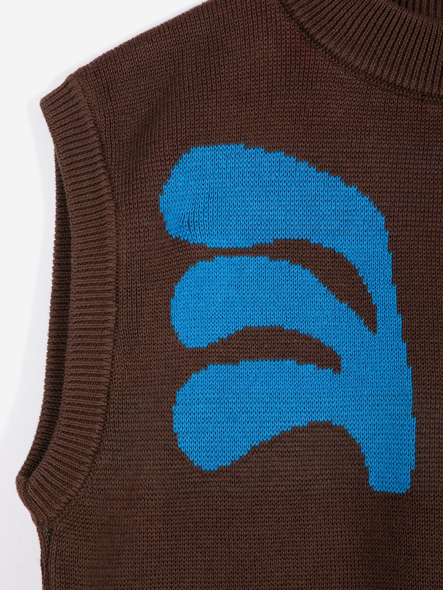 Plant Seal jacquard cotton vest
