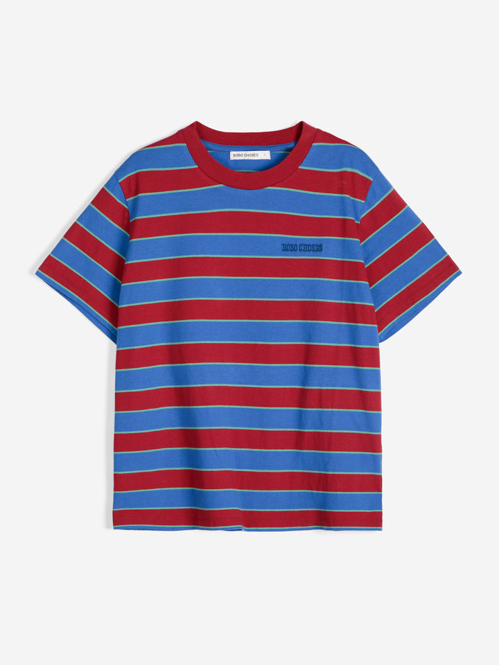 Striped cropped T-shirt